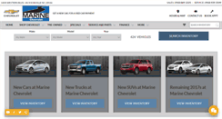 Desktop Screenshot of marinechevy.com